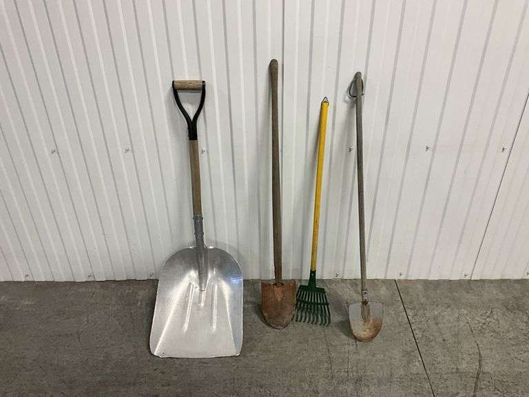 Lot of Various Shovels and Garden Tools