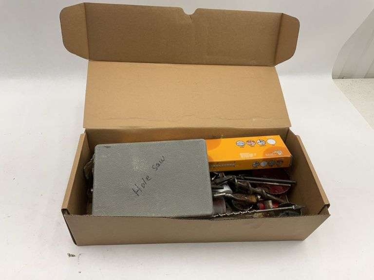 Variety of Drill Bits and Hole Saws