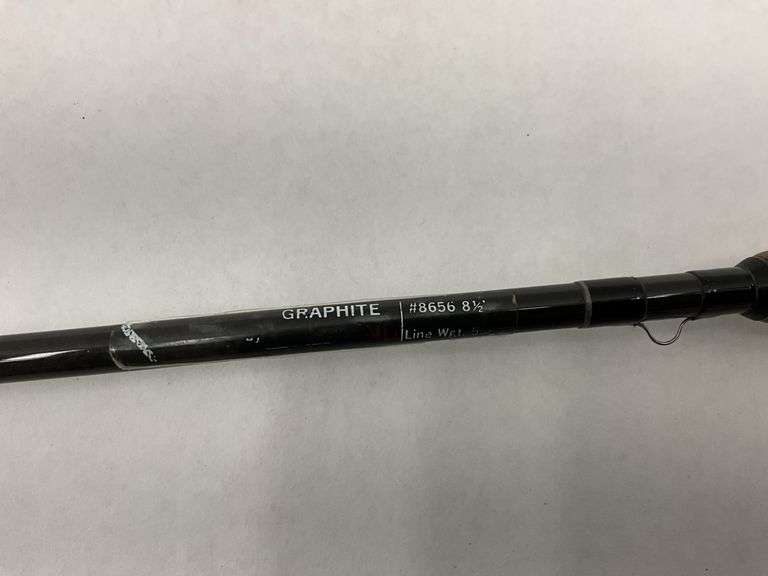 Graphite Fly Fishing Rod, #8656 8 1/2, with Tube and Cloth Case