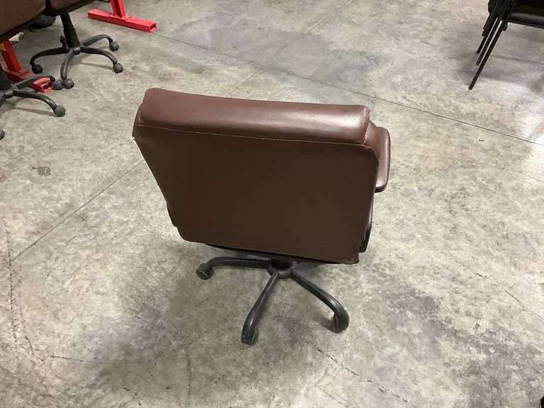 Brown Rolling Office Chair