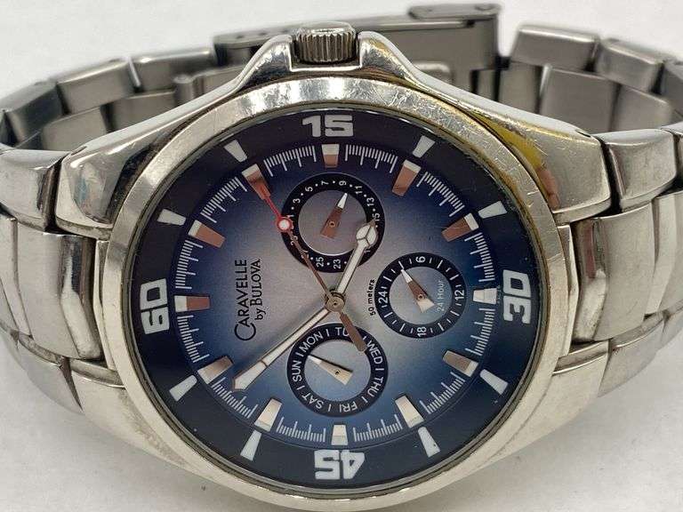 Caravelle by Bulova Stainless Steel Wristwatch