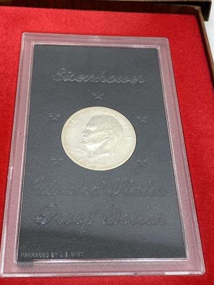 Four Eisenhower United States Proof Dollars