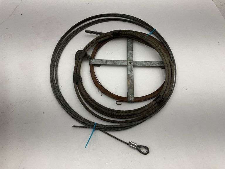 Assorted Lot of Cable, Hooks, Turnbuckles, and Connectors