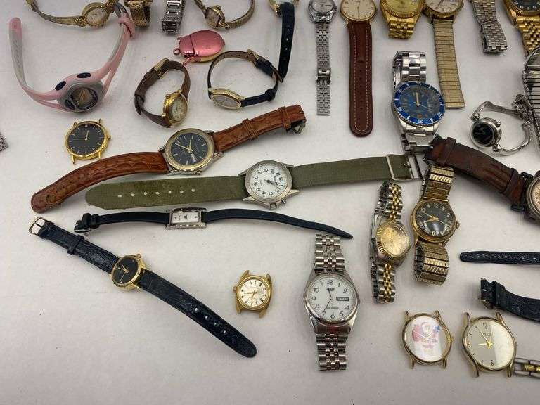 Large Lot of Assorted Wrist Watches