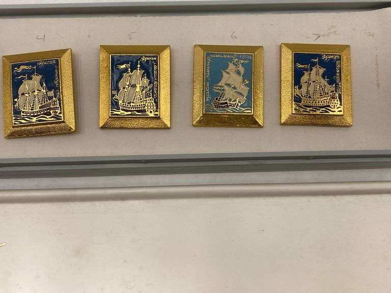 Russian Fleet Enamel Pin Set