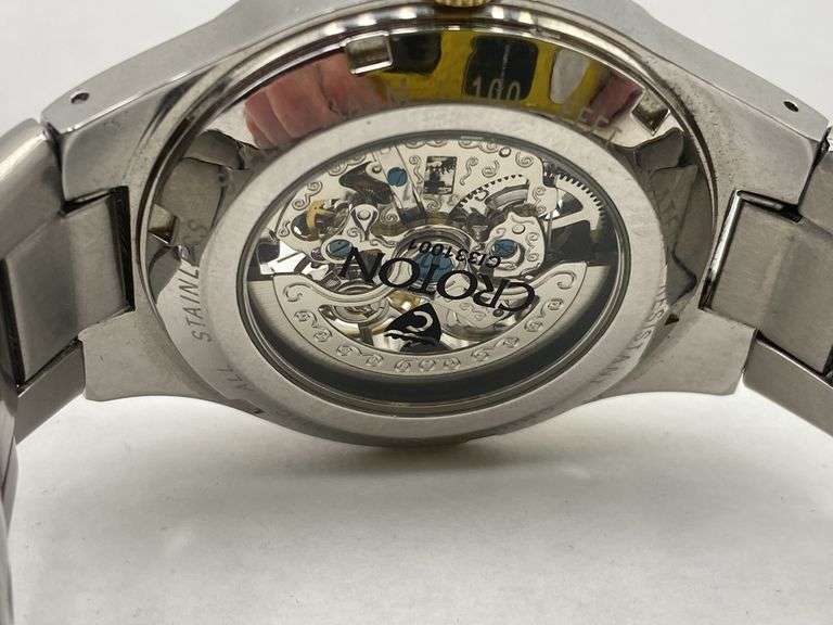 Croton Automatic Skeleton Wrist Watch