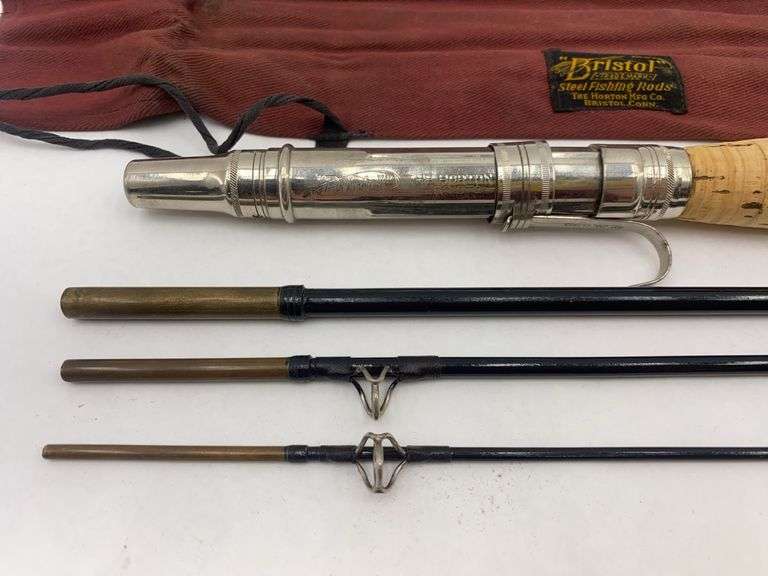 Bristol Steel Fishing Rod with Cloth Case