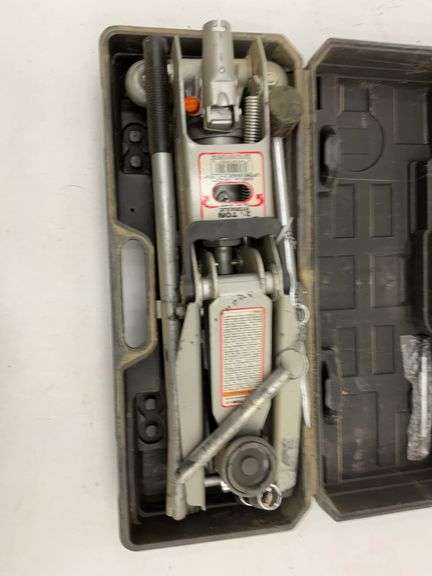 2-Ton Hydraulic Trolley Floor Jack with Case