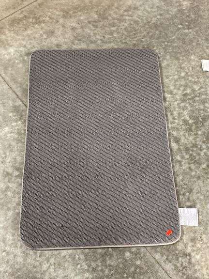 Bathmat Shows Some Spots from Transportation