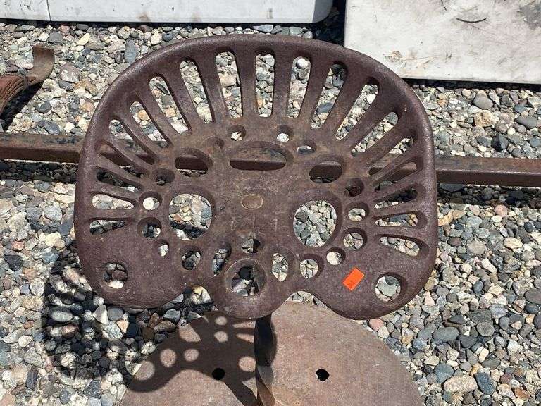 Unique Cast Iron Tractor Seat Bar Stool