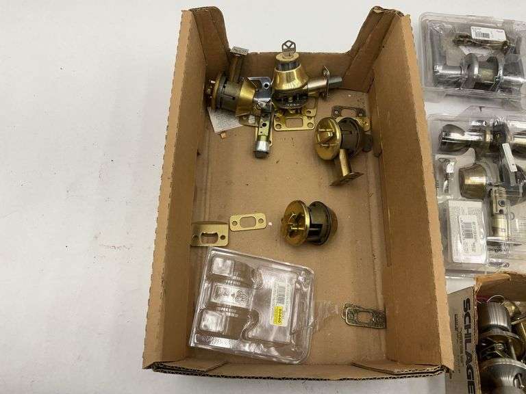 Box Lot of Door Knob Hardware