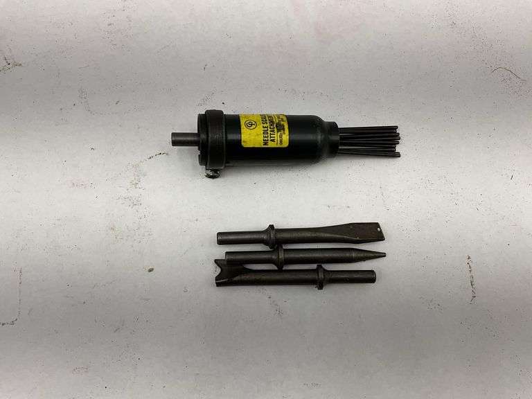 Assorted Pneumatic Air Tools - Impact Wrenches, Air Hammer, Ratchet
