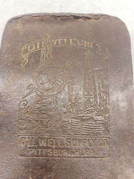 Oil Well Supply Co. Pittsburgh, PA Axe Head