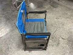 Lot of Two Folding Camping Chairs: Timber Ridge and Green