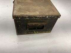 Rustic Metal Storage Box