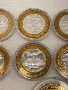 Las Vegas Casino Gaming Tokens .999 Silver Commemorative Set