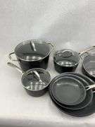 Black Cookware Set with Lids