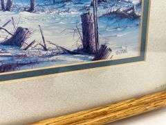 Framed Terry Redlin Prints - Evening Surprise & Combine Flushing