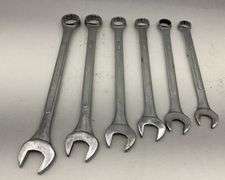 Set of 6 Open End Wrenches
