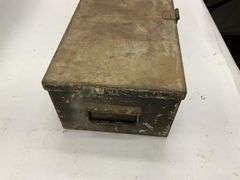 Rustic Metal Storage Box