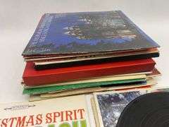 Collection of Christmas Vinyl Records - Mormon Tabernacle Choir, Johnny Cash, and More