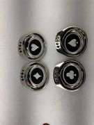 Poker Chip Set with Card Suit Holders