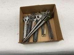 Lot of Adjustable Wrenches - Assorted Brands & Sizes