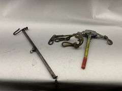 Lot of Two Chain Hoists / Come Along Tools