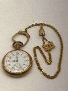 Elgin Pocket Watch with Chain