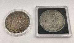 1880-S & 1879-S Morgan Silver Dollars