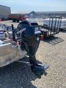 Aluminum Fishing Boat 25HP Mercury & Trailer