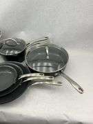 Black Cookware Set with Lids