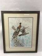 Chris Forrest "Pheasant's Flight" Lithograph, Signed and Numbered