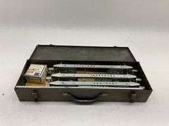 Stanley Metal Tool Box with Window Blind Installation Tools