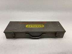 Stanley Metal Tool Box with Window Blind Installation Tools