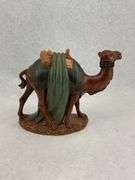 Hand Carved Wooden Camel Figurines - Set of 2