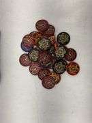 Poker Chip Set with Card Suit Holders