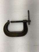 Lot of Assorted Metal C-Clamps