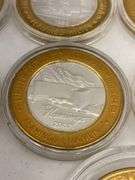 Las Vegas Casino Gaming Tokens .999 Silver Commemorative Set