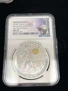 2018 China Moon Festival Panda 3-Coin Silver Set NGC