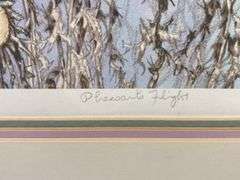 Chris Forrest "Pheasant's Flight" Lithograph, Signed and Numbered