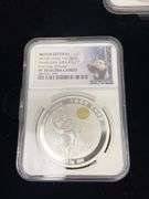 2018 China Moon Festival Panda 3-Coin Silver Set NGC