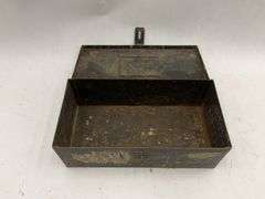Rustic Metal Storage Box
