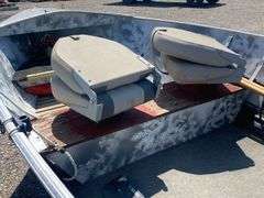 Aluminum Fishing Boat 25HP Mercury & Trailer