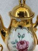 Eschenbach Bavaria Floral Gold Trim Tea Set
