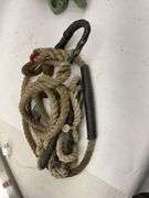 Assorted Lot: Tow Straps, Cables, Rope, Gloves, and More
