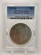 1921-D PCGS Genuine Cleaned-XF Detail Morgan Silver Dollar