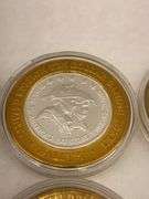 Las Vegas Casino Gaming Tokens .999 Silver Commemorative Set
