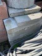 Mixed Lot of Building Materials: Bricks, Concrete, Rock