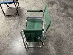 Lot of Two Folding Camping Chairs: Timber Ridge and Green